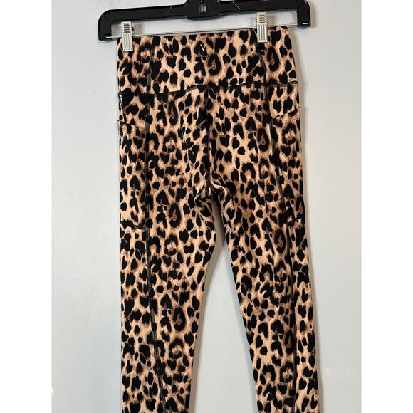 Victoria's Secret Cheetah Print Leggings Size 2 Y2K Vibes, Festival Retro Sport - Picture 5 of 7